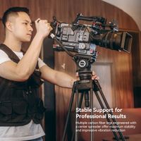 SmallRig FreeBlazer AD-100 10 KG / 197 CM  Heavy-Duty Carbon Fiber Tripod Kit 3989