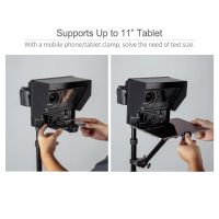 FeelWorld TP10 Portable Folding Teleprompter for Smartphone/Tablet/DSLR (10")