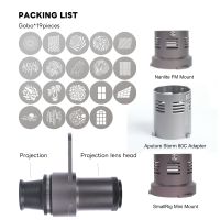 DigitalFoto Mini Snoot Projection Attachment for Nanlite, SmallRig and Aputure