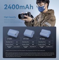 SmallRig NP-W235 USB-C 2400mAh Rechargeable Camera Battery 4266