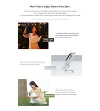 Nanlite Lumo Bi-Color Phone LED Ring Light (Polar Black)