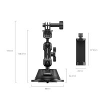SmallRig SC-1K Portable Suction Cup Mount Kit for Action Cameras and Smartphones 4275