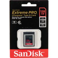SanDisk Extreme Pro CFexpress Card Type B - 128GB (SDCFE-128G-GN4NN)