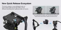SmallRig 4475 Video Tripod 192 cm Traveller Kit CT210