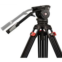 Miliboo M15DL Pro Fluid Head & Aluminum Broadcast Tripod Set 18Kg Payload