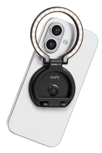 Nanlite Lumo Bi-Color Phone LED Ring Light (Polar Black)
