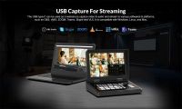 AVMATRIX Shark H4 PLUS 4-Channel HDMI Video Switcher with 10.1" IPS Display