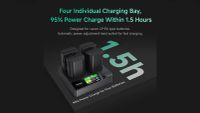 Accsoon TOPRIG 4-Bay LP-E6 60W Fast Charger BC03