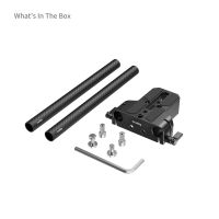 SmallRig Bottom Mount Plate with Dual 15mm Rod Clamp 5609