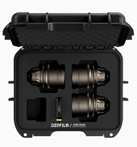 DZOFilm Arcana Anamorphic Prime 3-Lens Kit: 32/T2.1, 45/T2.1, 75/T2.1 (ARRI PL, Titanium)