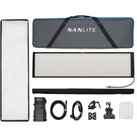 Nanlite PavoSlim 240CL 4x1 RGBWW LED Panel Light with CRMX and Quick-Open Softbox 21030 Lux