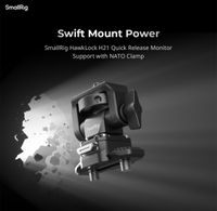 SmallRig 4487 HawkLock H21 Quick Release Monitor Support with NATO Clamp