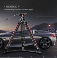 Miliboo M15DL Pro Fluid Head & Aluminum Broadcast Tripod Set 18Kg Payload