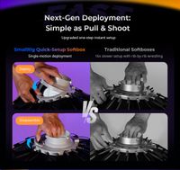 SmallRig FP-60 Quick-Setup Folding Parabolic Softbox 5396