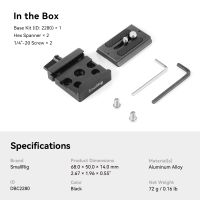 SmallRig Quick Release Clamp and Plate (Arca-type Compatible) DBC2280