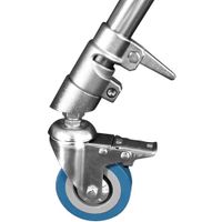 DigitalFoto DF-W01 360° Rotatable Locking Caster Wheel for 25mm Leg and C-Stand (Set of 3)