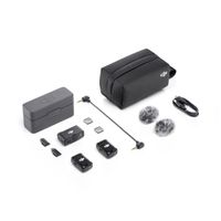 DJI Mic 2 (2 TX + 1 RX + Charging Case) Dual Compact Digital Wireless Microphone System/Recorder for Camera & Smartphone (2.4 GHz)