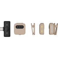 RGBlink AI mini Wireless Microphone System (2 TX + 1 RX) with USB-C Connector and Charging Case
