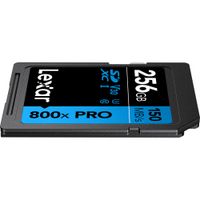 Lexar SDXC 800x Pro UHS-I V30 256GB High-Performance Memory Card BLUE Series