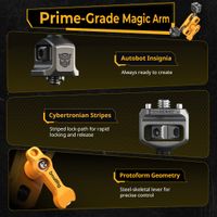 SmallRig Magic Arm Support with Dual Ball Heads (1/4”-20 Screws) (BumbleBee Edition) 5522