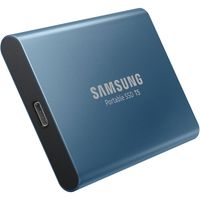 Samsung SSD 500GB T5 Portable Solid-State Drive (Blue) 
