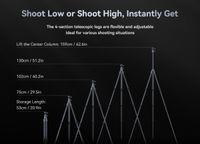 SmallRig Lightweight Travel Tripod AP-02 4222B