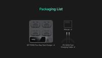 Accsoon TOPRIG 4-Bay NP-FZ100 60W Fast Charger BC02