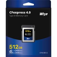 Wise Advanced 512GB CFexpress 4.0 Type B Memory Card CFX4-B512