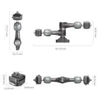 SmallRig HawkLock H21 Quick Release Rosette Magic Arm (7") 4490