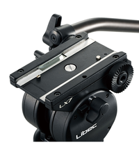 Libec LX10 Studio Two-Stage Aluminum Tripod System and H65B Head with Dual Pan Handles and Spreader Dolly