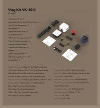 SmallRig Smartphone Vlog Tripod Kit VK-50 Advanced Version 4369