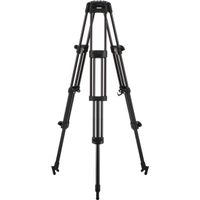 Libec LX10 Studio Two-Stage Aluminum Tripod System and H65B Head with Dual Pan Handles and Spreader Dolly