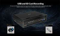 AVMATRIX Shark H4 PLUS 4-Channel HDMI Video Switcher with 10.1" IPS Display