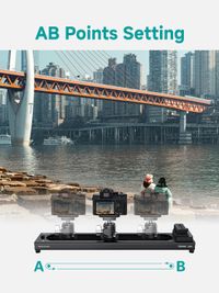 Accsoon TopRig S60 Portable Motorized Camera Slider with Parallax Track
