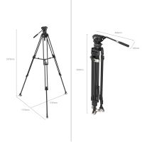 SmallRig FreeBlazer AD-100 10 KG / 197 CM  Heavy-Duty Carbon Fiber Tripod Kit 3989