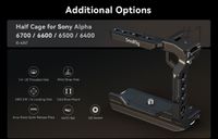 SmallRig Half Cage for Sony Alpha 6700 / 6600 / 6500 / 6400 4337