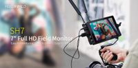 FeelWorld SH7 7-inch Ultra Bright 2200nit On-camera Monitor SDI HDMI Cross Conversion