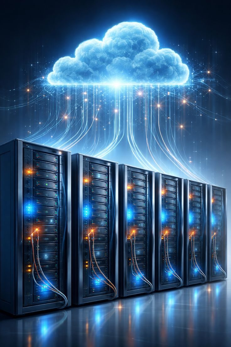 Servere dedicate AMD și Intel conectate la infrastructura cloud
