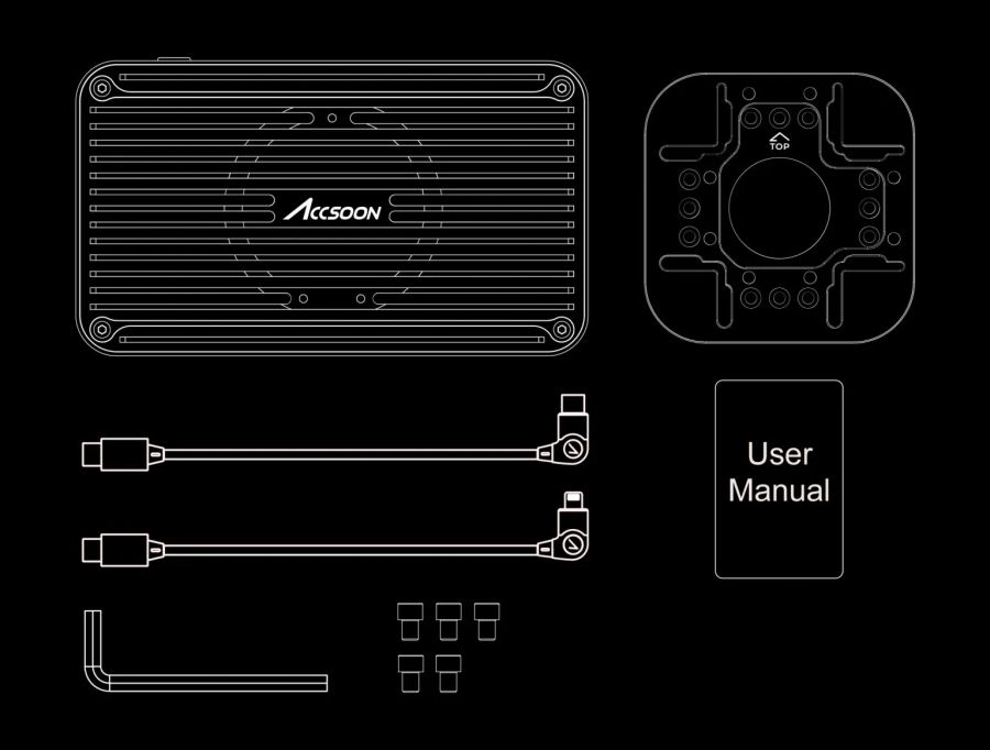 Accsoon SeeMo Pro SDI/HDMI to USB C Video Capture Adapter for iPhone and iPad