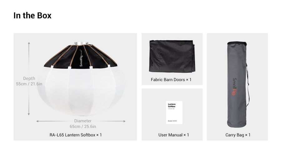 SmallRig RA-L65 Lantern Softbox 3754
