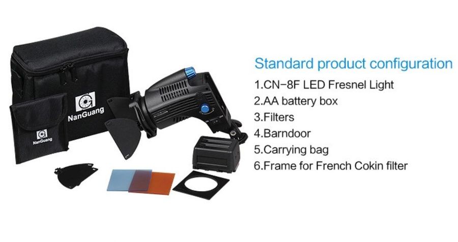 Nanlite LitoLite 8F On Camera Fresnel LED Light