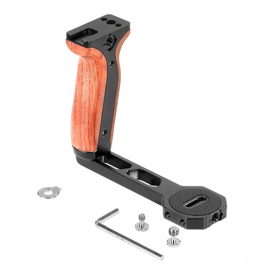 SmallRig Universal Wooden Side Handle for Ronin-S/Ronin-SC/Zhiyun Crane Series Handheld Gimbal 2222
