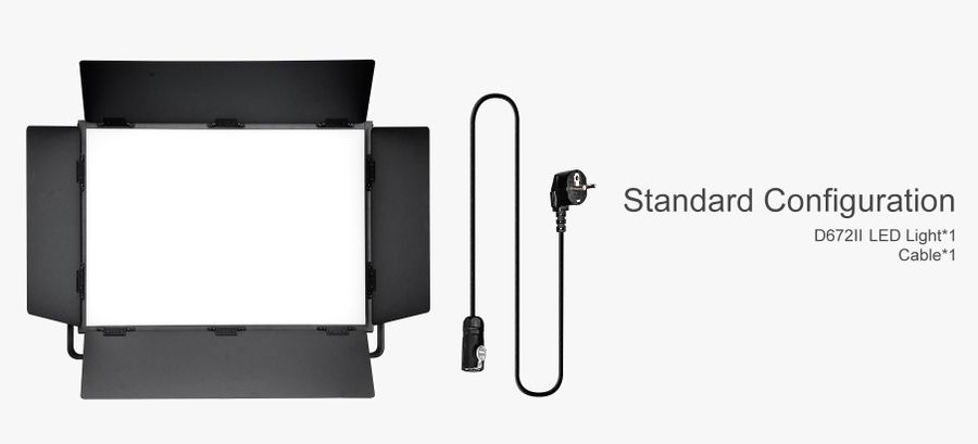 NanLite D672II DayLight LED Panel Soft Light with DMX and Wi-Fi