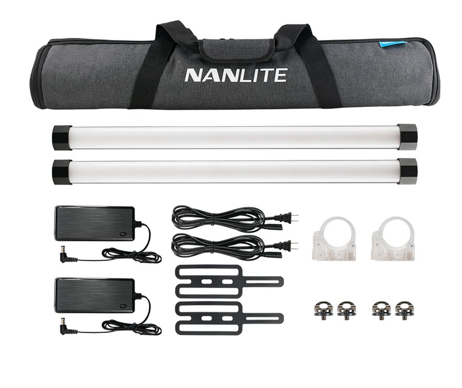 Nanlite PavoTube II 15X 2KIT RGBWW LED Pixel Tube with Internal Battery