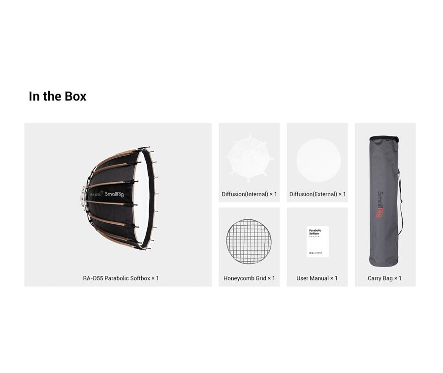 SmallRig RA-D55 Parabolic Softbox 3585