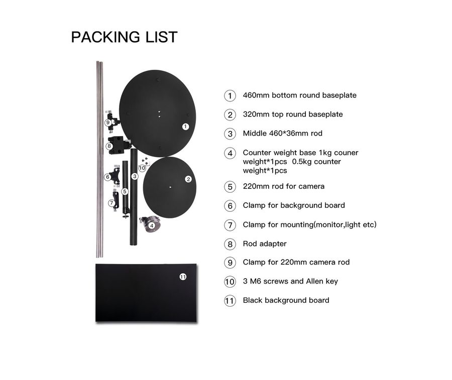 DigitalFoto V360 360° Camera Rig Video Rotating Platform