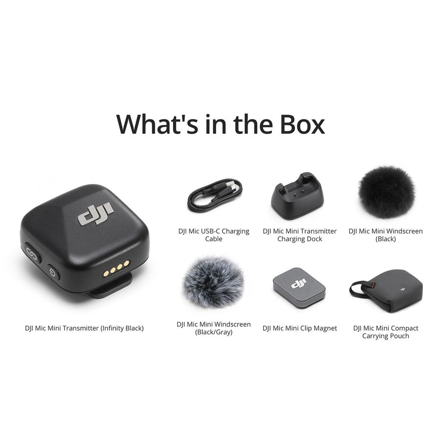 DJI Mic Mini Transmitter (Infinity Black)