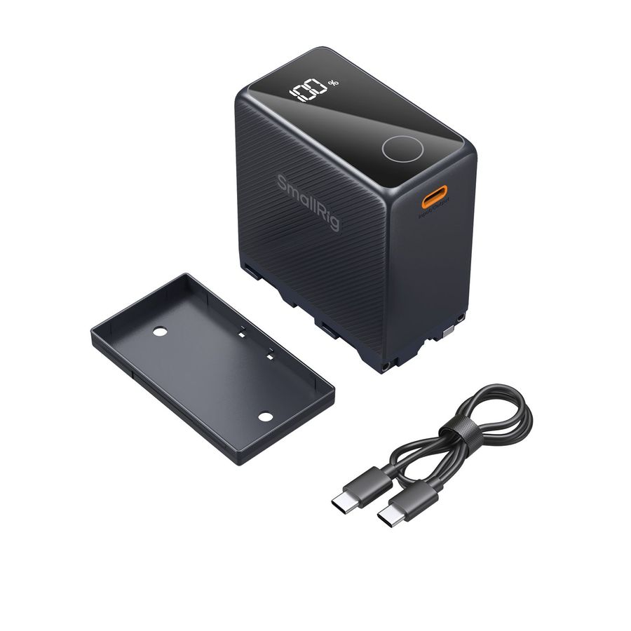 SmallRig NP-F970 10500mAh USB-C Rechargeable Camera Battery (Black) 4469