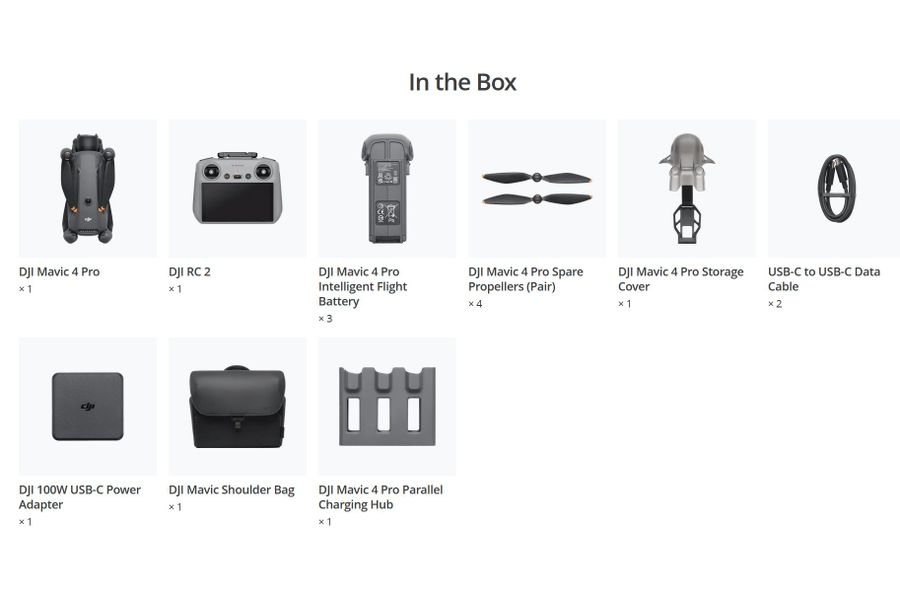 DJI Mavic 4 Pro Fly More Combo (DJI RC 2)