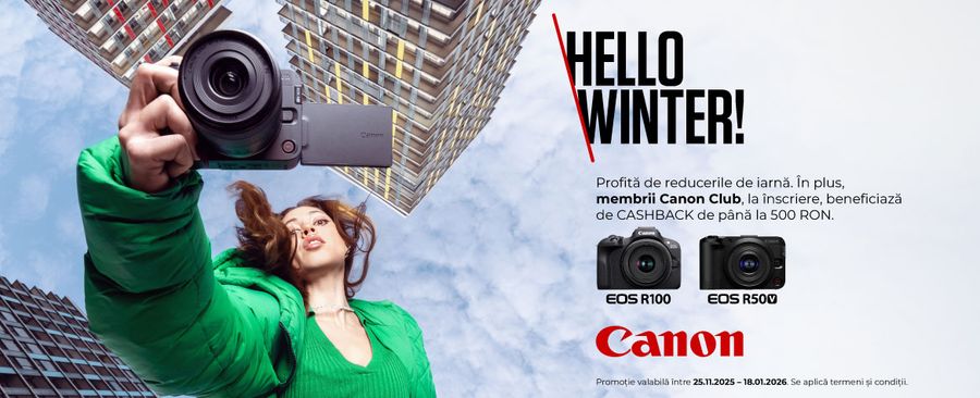 Promoţia Canon CEE “Winter Promo 2025”